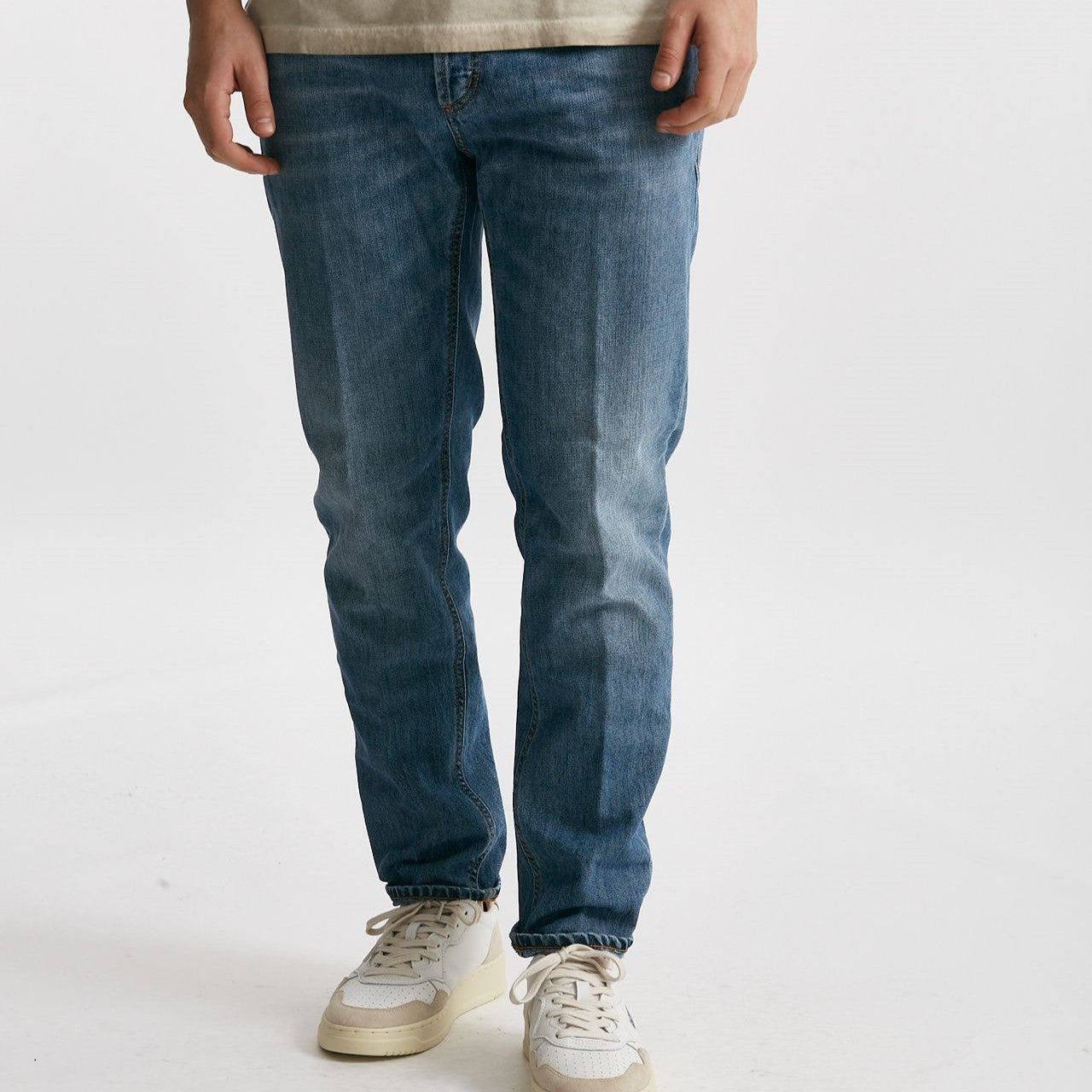 jeans brighton lavaggio chiaro cotone fermo men Dondup - 8