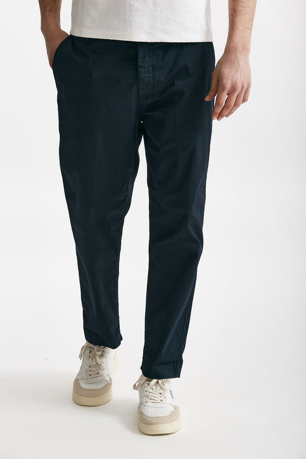 pantalone in cotone stretch zyan blu men Dondup