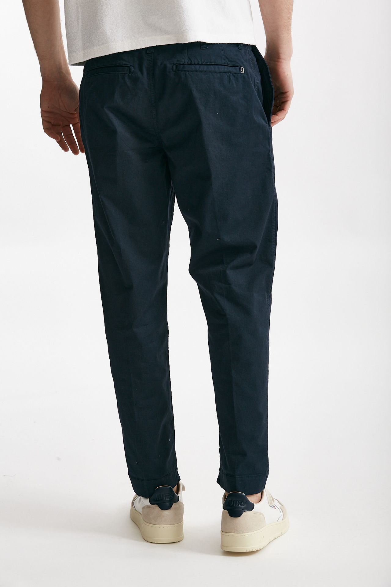 pantalone in cotone stretch zyan blu men Dondup - 3