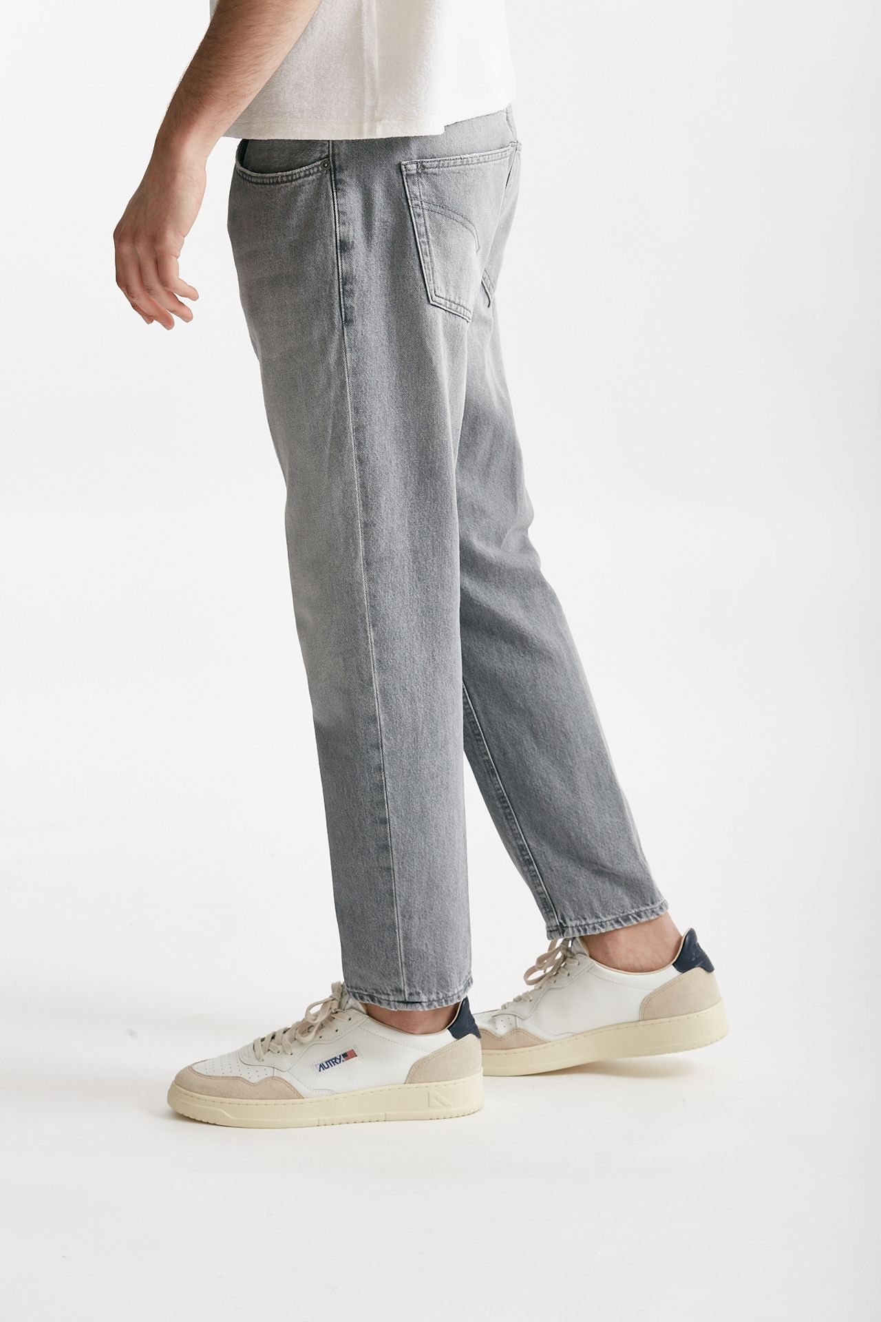 jeans brighton grigio chiaro men Dondup - 2