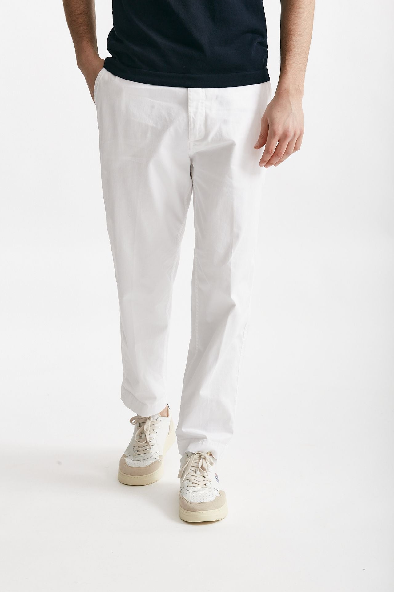 pantalone in cotone stretch zyan bianco men Dondup - 1