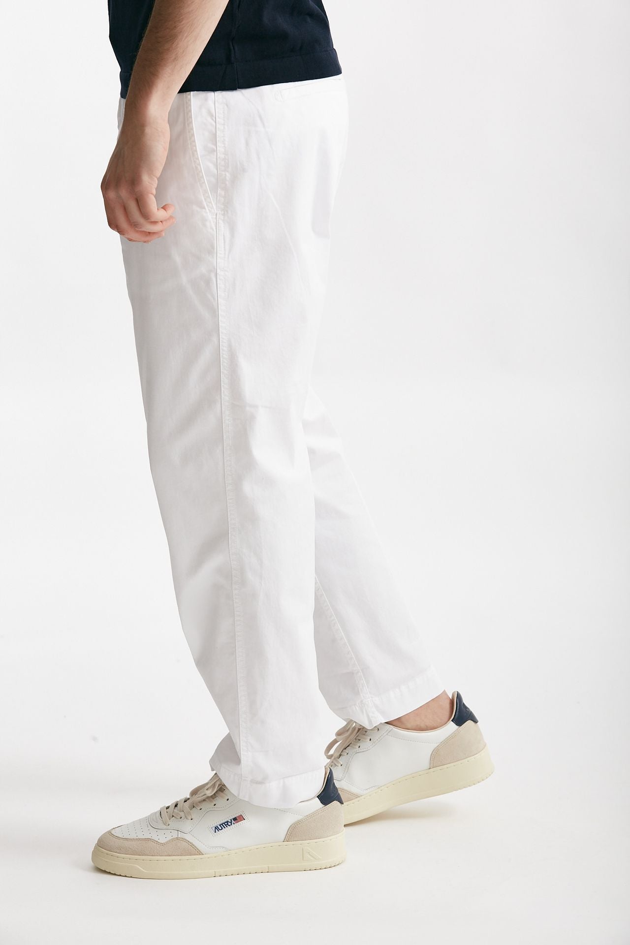 pantalone in cotone stretch zyan bianco men Dondup - 2