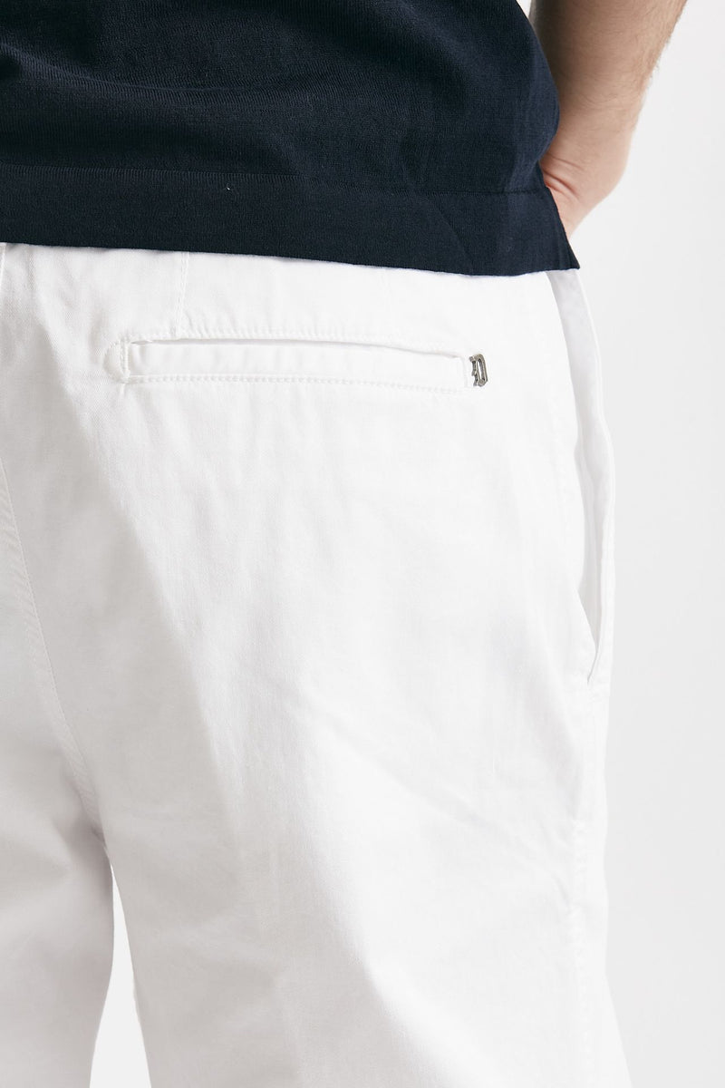 pantalone in cotone stretch zyan bianco men Dondup - 7