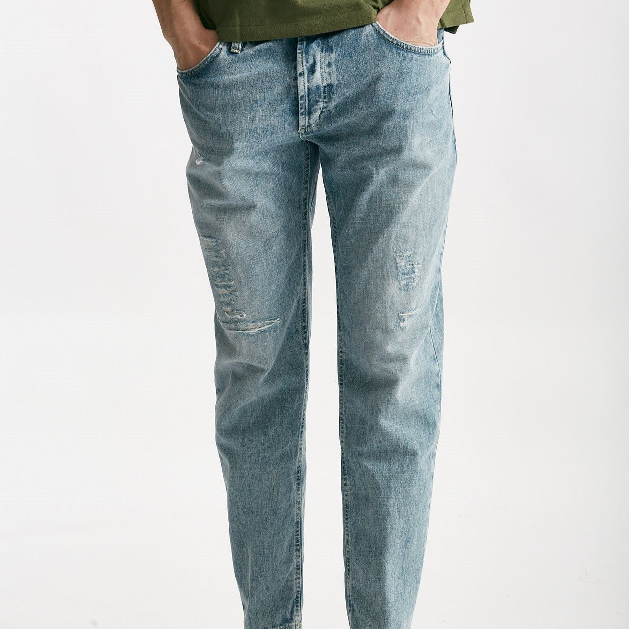 jeans brighton lavaggio chiaro men Dondup - 9