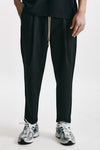 pantalone cropped nero misto cotone men Drôle de monsieur - 1