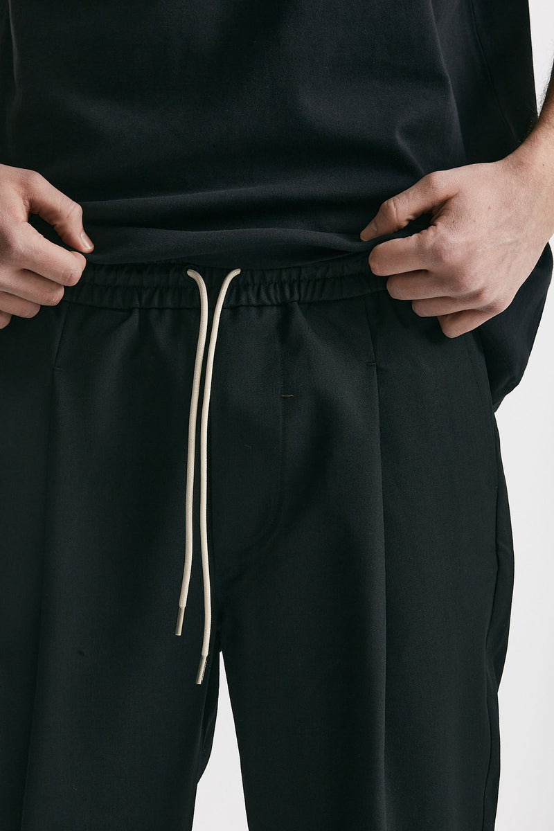 pantalone cropped nero misto cotone men Drôle de monsieur - 5