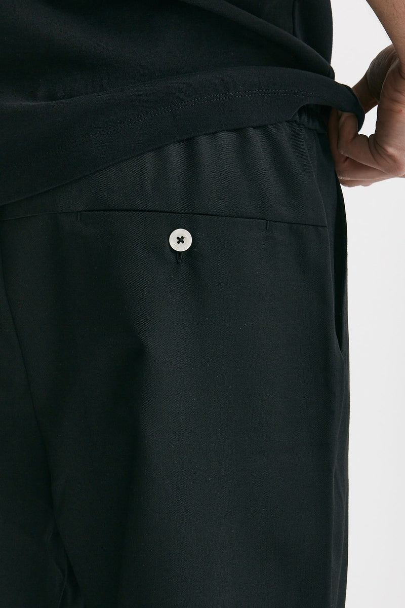 pantalone cropped nero misto cotone men Drôle de monsieur - 7