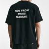 t-shirt slogan in cotone nero men Drôle de monsieur - 7