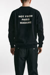 felpa slogan  in cotone nero men Drôle de monsieur - 3
