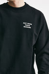 felpa slogan  in cotone nero men Drôle de monsieur - 5