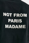 felpa slogan  in cotone nero men Drôle de monsieur - 6