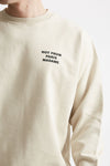 felpa slogan in cotone panna men Drôle de monsieur - 5