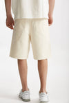 bermuda in cotone fermo panna men Drôle de monsieur - 3