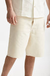 bermuda in cotone fermo panna men Drôle de monsieur - 4
