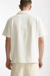 polo in cotone piquet bianco men Drôle de monsieur - 3