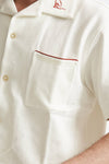 polo in cotone piquet bianco men Drôle de monsieur - 6