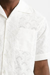 camicia in cotone bianco men Drôle de monsieur - 5