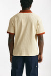 polo in cotone traforato beige men Drôle de monsieur - 3