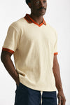 polo in cotone traforato beige men Drôle de monsieur - 4