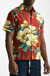 camicia in cotone e lino fantasia men Drôle de monsieur - 4