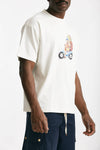 t-shirt in cotone bianco men Drôle de monsieur - 4