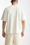 t-shirt in cotone bianco men Drôle de monsieur - 3