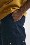bermuda in cotone stretch blu men Drôle de monsieur - 6