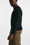maglia in cotone girocollo nero men Drumohr - 2