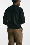 maglia in cotone girocollo nero men Drumohr - 3