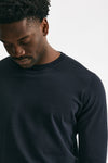 maglia in cotone girocollo blu men Drumohr - 5