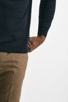 maglia in cotone girocollo blu men Drumohr - 6