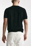 t shirt in cotone maglia nero men Drumohr - 3