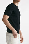 t shirt in cotone maglia nero men Drumohr - 4