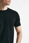 t shirt in cotone maglia nero men Drumohr - 5