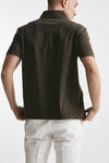polo in cotone lavato marrone men Fay - 3