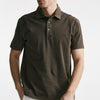 polo in cotone lavato marrone men Fay - 6