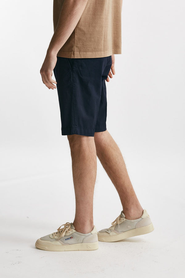 bermuda in cotone stretch blu men Fay