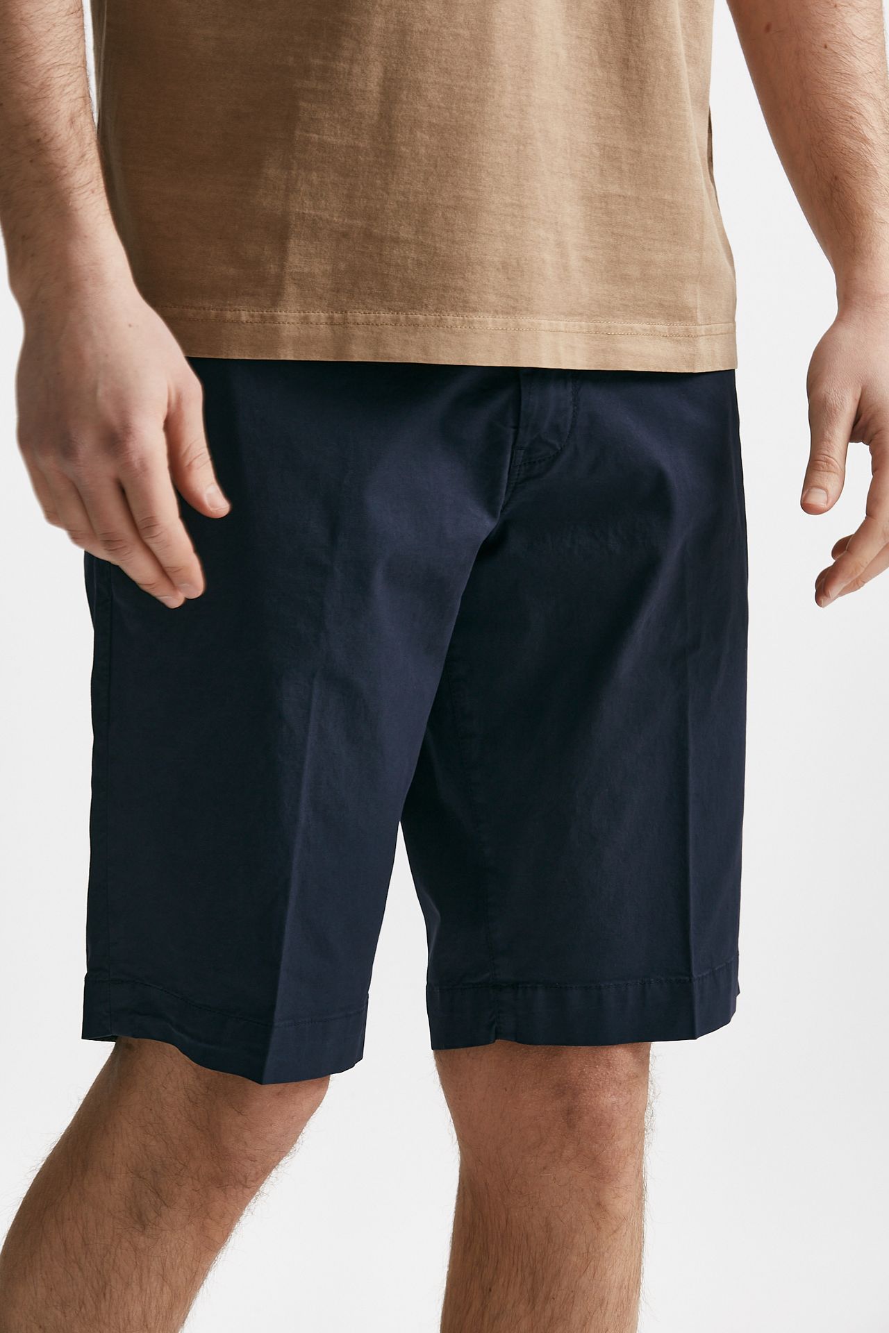 bermuda in cotone stretch blu men Fay - 4