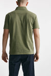 polo in cotone lavato verde men Fay - 3
