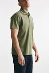 polo in cotone lavato verde men Fay - 4