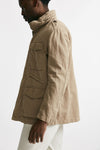 field jacket in cotone e lino lavato beige men Fay - 2