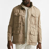 field jacket in cotone e lino lavato beige men Fay - 13