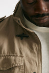 field jacket in cotone e lino lavato beige men Fay - 9