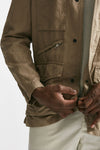 field jacket in cotone e lino lavato beige men Fay - 7