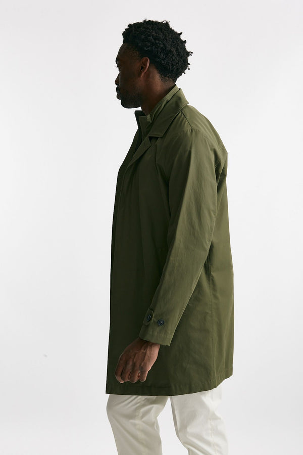 soprabito in cotone e nylon verde men Fay