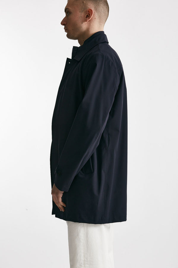 soprabito in nylon stretch blu men Fay