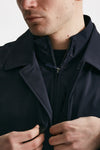 soprabito in nylon stretch blu men Fay - 7
