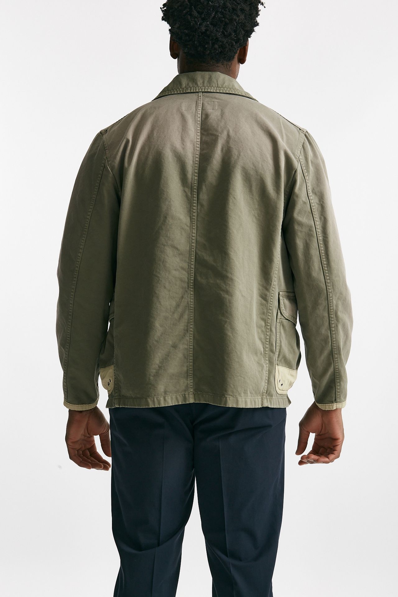 giubbino in cotone canvas lavato  verde men Fay - 3