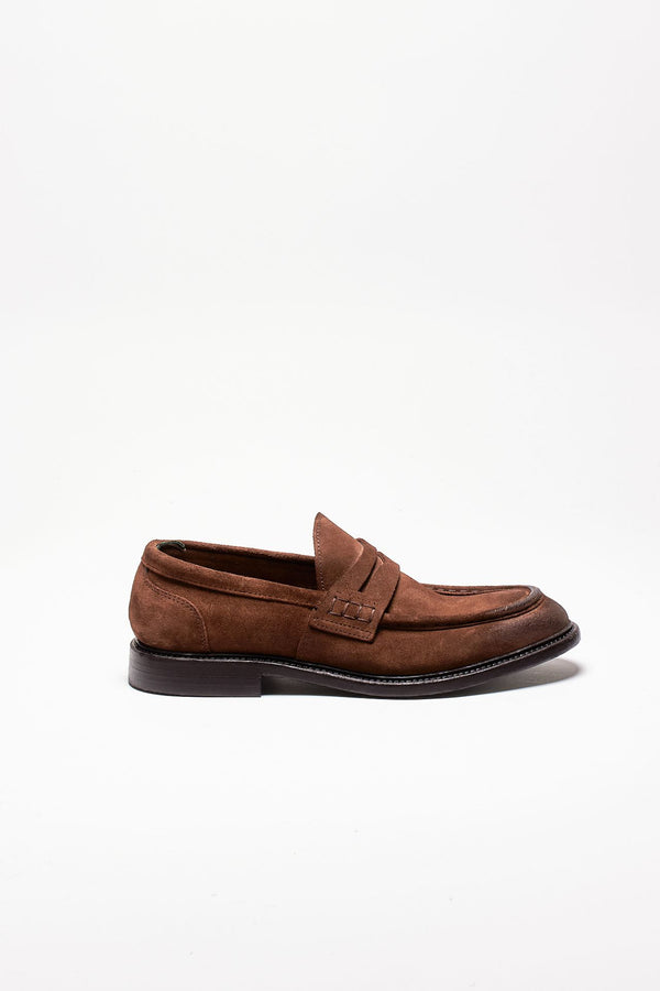 mocassini in pelle scamosciata 2099-6013 men Green george
