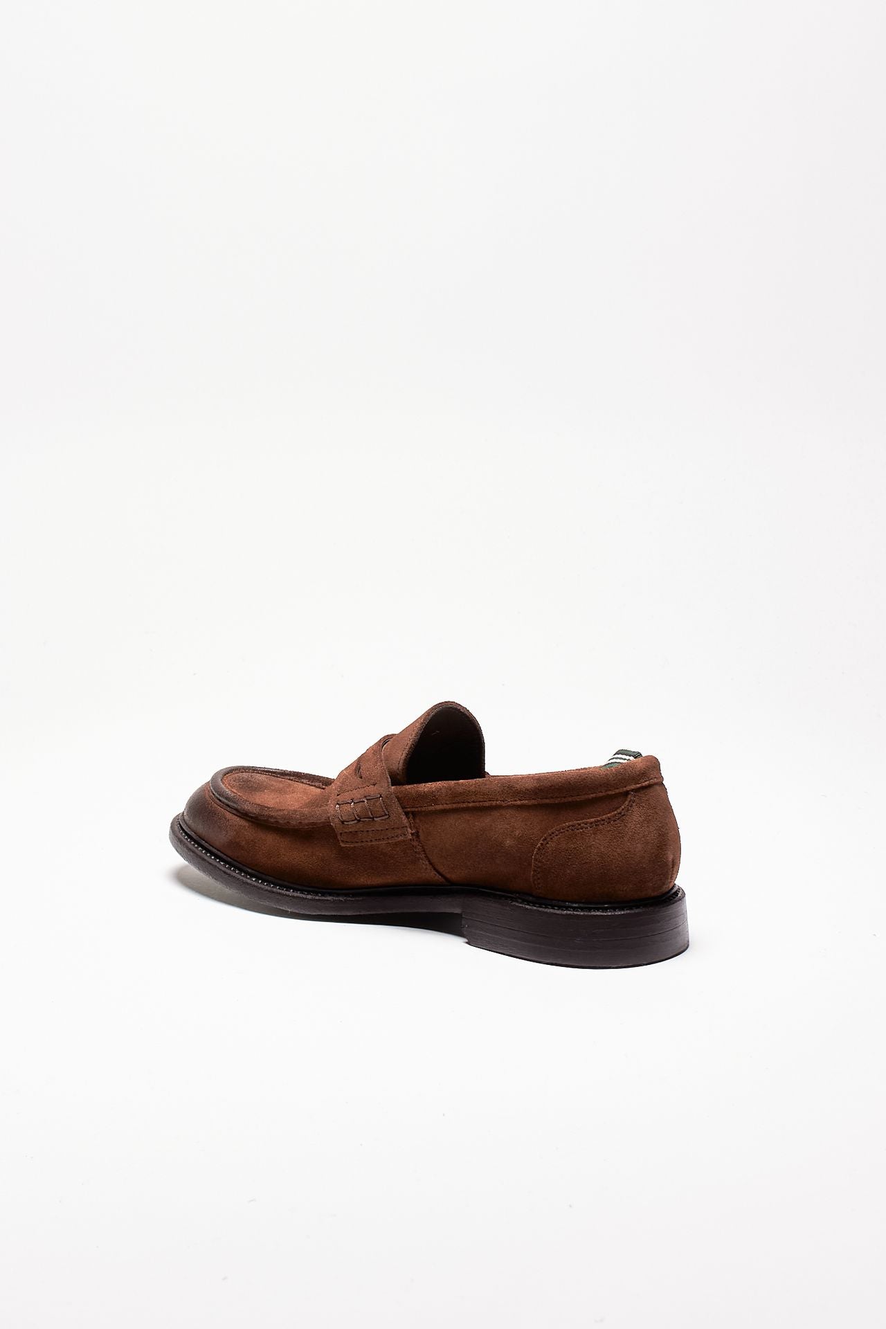 mocassini in pelle scamosciata 2099-6013 men Green george - 4
